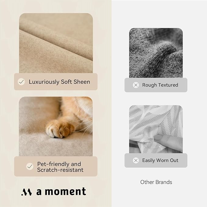 a moment Waterproof Throw Pillow Covers Set of 4,20x12 Inch Outdoor Stain Resistant Pet Friendly Pillowcases Cushion Covers for Patio Sofa and Living Room,Earth's Rhythm