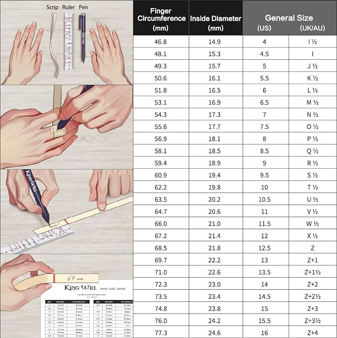 King Will Classic Tungsten Wedding Band for Men, 6/7/8/9/10mm Widths, Polished Finish Step Edge Matte Rings Comfort Fit