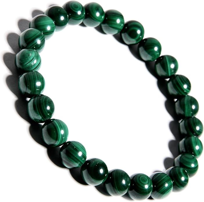 ILLUMINIA 5A Grade Natural Crystal Gemstone Bracelet | Healing Energy Charged Quartz Stone Bead | Handcrafted Stretch Bracelet for Women Men Teens