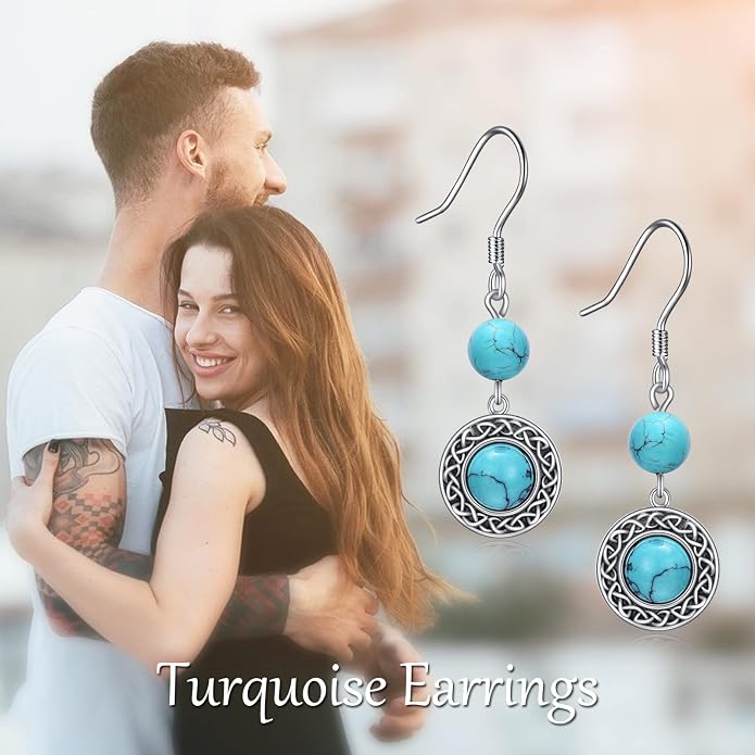 POPLYKE 925 Sterling Silver Tree of Life Dangle Earrings for Women Fashion Abalone Shell Jewelry Gifts for Mom Sister Friend Birthday