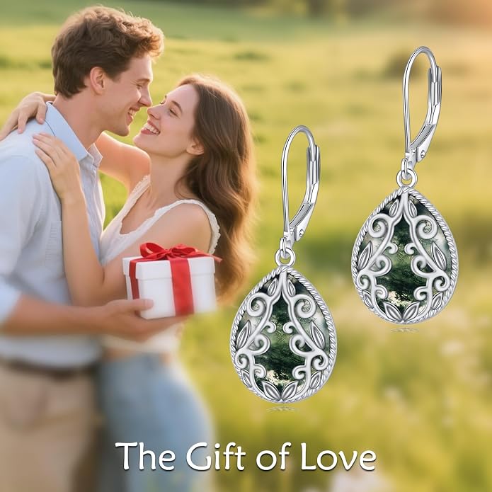 Teardrop Earrings Sterling Silver Filigree Irish Celtic Teardrop Drop Earrings Jewelry Gifts For Women