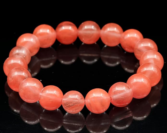 Natural Gemstone Beaded Stretch Bracelet for Men & Women | Handmade 8mm Stone Jewelry | Zodiac Chakra Elastic Bracelet | Meaningful Gift Collection