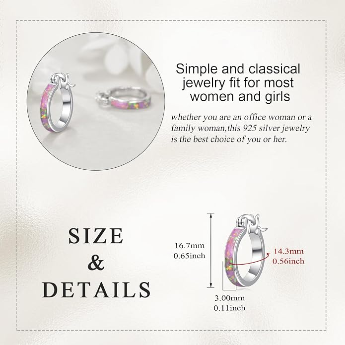 Sterling Silver Hoop Earrings Small Hoop Sun/Leaf/Triangle Huggie Earrings for Women Hypoallergenic