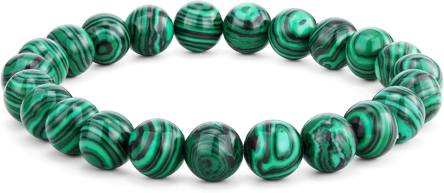 Crystal Vibe - Healing Crystal Bracelet for Women & Men | Natural Gemstone Bead Bracelet | Adjustable Handmade Energy Stone Bracelet | Bracelet for Meditation, Yoga & Daily Wear | Multiple Types