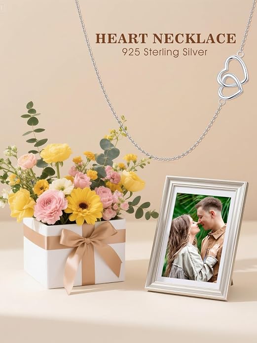 Midari Ocean Necklace 925 Sterling Silver Flamingo Mama Bear Dolphin Penguin Sea Turtle Axolotl Desert Cactus Nautical Rudder Tropical Palm Compass Wave Pendant Boho Jewelry Gifts for Women Men