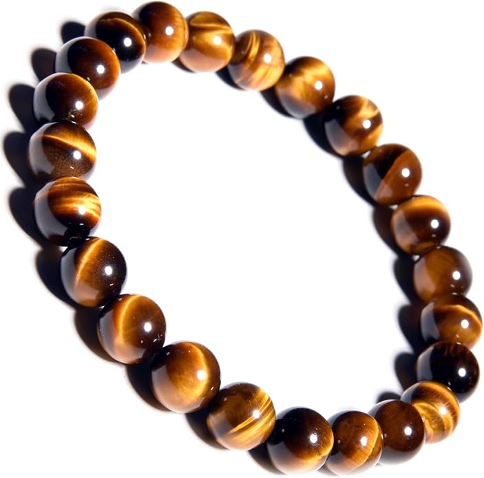 ILLUMINIA 5A Grade Natural Crystal Gemstone Bracelet | Healing Energy Charged Quartz Stone Bead | Handcrafted Stretch Bracelet for Women Men Teens