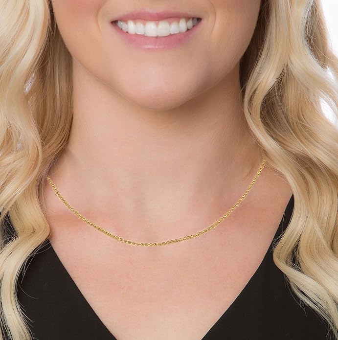 14K Gold Plated Paper Clip Chain Link Necklace Satellite Cross Key Starfish Turquoise Heart Necklace for Women