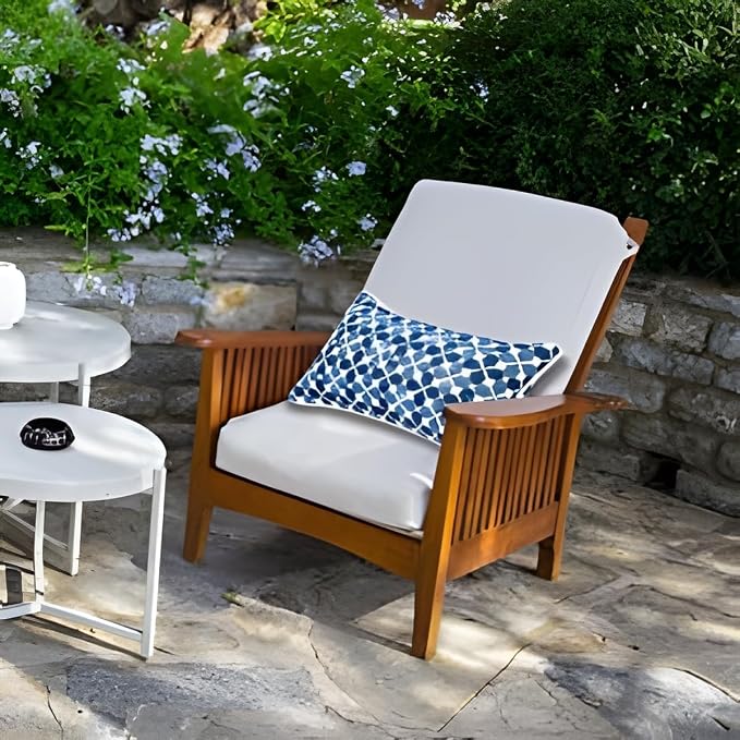 JMGBird Outdoor Throw Pillows Waterproof Outdoor Lumbar Pillow | 12x20 Pillows with insert sunbrella pillows Water-Repellent Decorative Cushions Outdoor Pillows for patio furniture