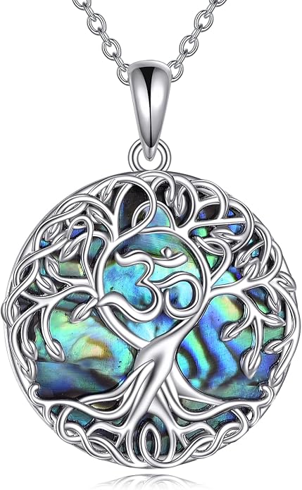 YFN Tree of Life Necklace Sterling Silver Celtic Knot Tree Pendant Jewelry Gifts for Women Men