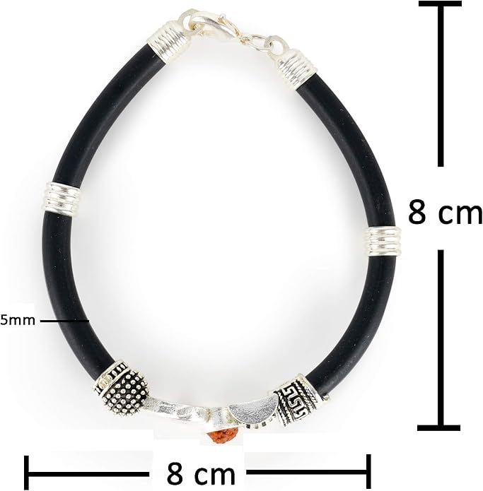 Arihant Gems And Jewels Reiki/Yoga Healing Crystal Stretchable Bracelet,100% Natural And Certified, Astrological Gemstone, Unisex Both For Men & Women - (8 Mm)