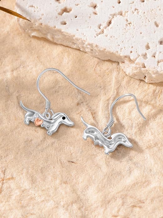 Seiyang Dangle Earrings 925 Sterling Silver Animal/American Flag/Turquoise Dangle Drop Earrings Jewelry Gifts for Women