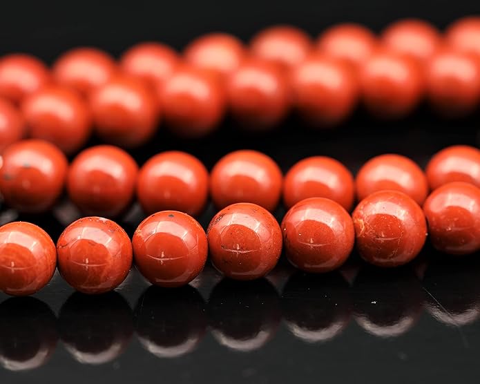 Natural Gemstone Beaded Choker Necklace | 8mm Handmade Adjustable Jewelry for Men & Women | Chakra Balancing Crystal Necklace | Spiritual Gift | Macrame Cord with Extender
