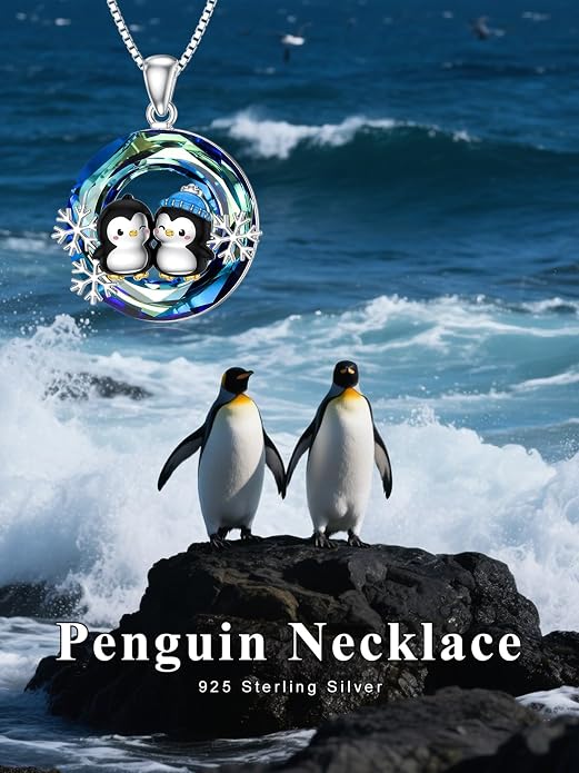 Midari Ocean Necklace 925 Sterling Silver Flamingo Mama Bear Dolphin Penguin Sea Turtle Axolotl Desert Cactus Nautical Rudder Tropical Palm Compass Wave Pendant Boho Jewelry Gifts for Women Men