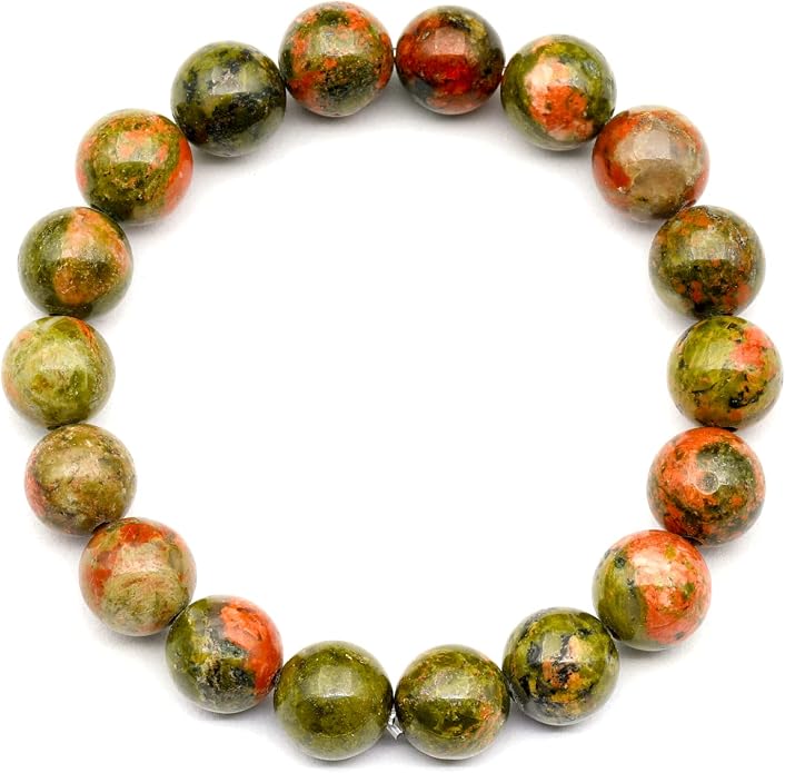 Natural Gemstone Beaded Stretch Bracelet for Men & Women | Handmade 8mm Stone Jewelry | Zodiac Chakra Elastic Bracelet | Meaningful Gift Collection