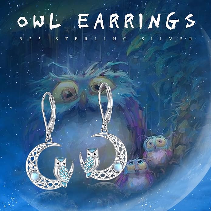 Butterfly/Cardinal/Rabbit/Frog/Turtle/Dragonfly/Flamingo/Mermaid/Hummingbird/Robin/Raven/Owl/Whale/Cat Earrings S925 Sterling Silver Animal Jewelry Gifts for Birthday Christmas
