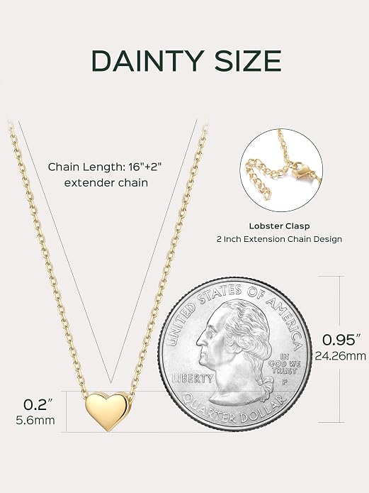 ChicSilver 925 Sterling Silver Cross/Heart/Butterfly/Star/Moon Necklace for Women, Hypoallergenic Dainty Small Silver Pendant Necklaces (with Gift Box)