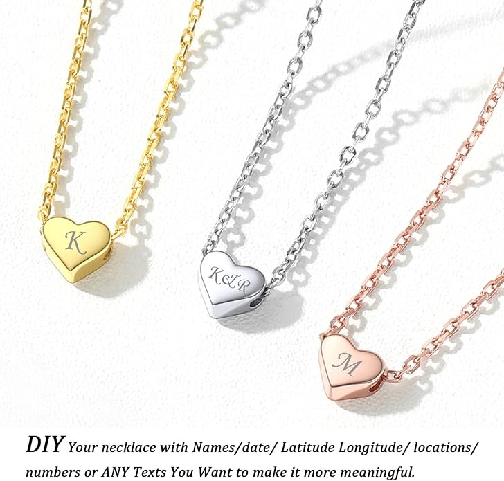 ChicSilver Personalized 925 Sterling Silver Tiny Heart/Moon/Star/Sun/Dot/Triangle Anklets Simple Dainty Foot Jewelry for Women, Silver/Gold Plated/Rose Gold Plated