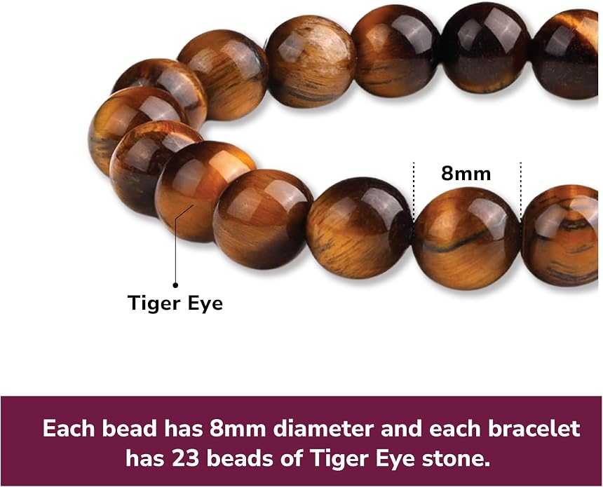 Crystal Vibe - Healing Crystal Bracelet for Women & Men | Natural Gemstone Bead Bracelet | Adjustable Handmade Energy Stone Bracelet | Bracelet for Meditation, Yoga & Daily Wear | Multiple Types