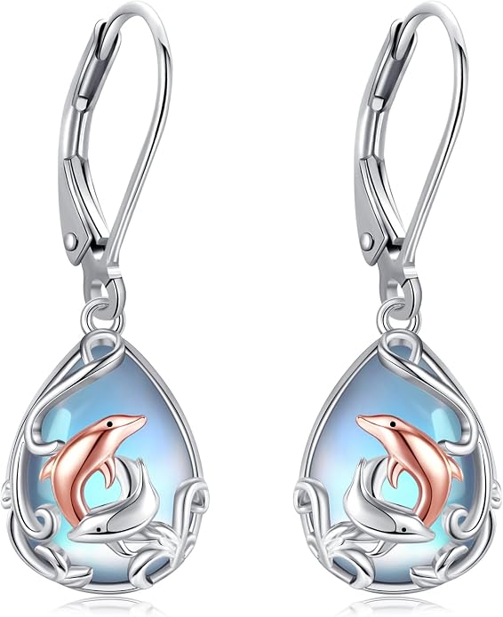 Silver Earrings for Women Sterling Silver Filigree Earrings Teardrop Dangle Drop Filigree Jewelry Gift for Women Mother Mom