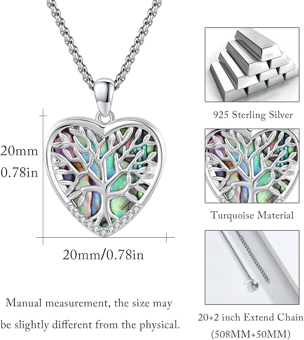 MEDWISE 925 Sterling Silver Locket Necklace That Holds Pictures Photo Necklace Oxidized Rose Flower/Sunflower/Compass/Celtic Heart Pendnat Lockets Gifts for Women Birthday Christmas Gifts