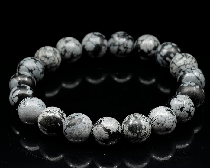 Natural Gemstone Beaded Stretch Bracelet for Men & Women | Handmade 8mm Stone Jewelry | Zodiac Chakra Elastic Bracelet | Meaningful Gift Collection