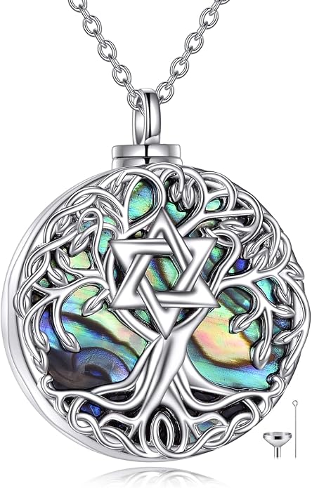YFN Tree of Life Necklace Sterling Silver Celtic Knot Tree Pendant Jewelry Gifts for Women Men