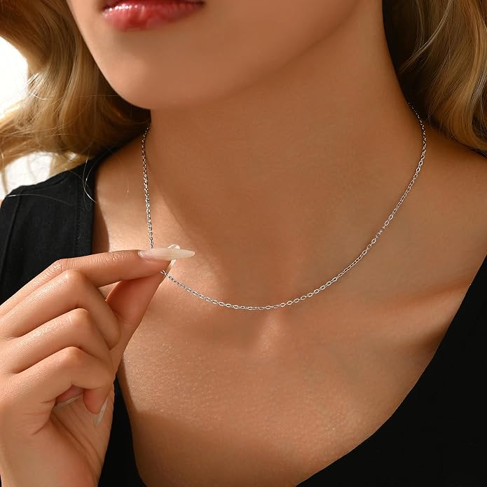 Gold Chain Necklace for Women Dainty Simple Satellite Beaded Twisted Chain Choker Necklace Everyday Jewelry Christmas Gifts