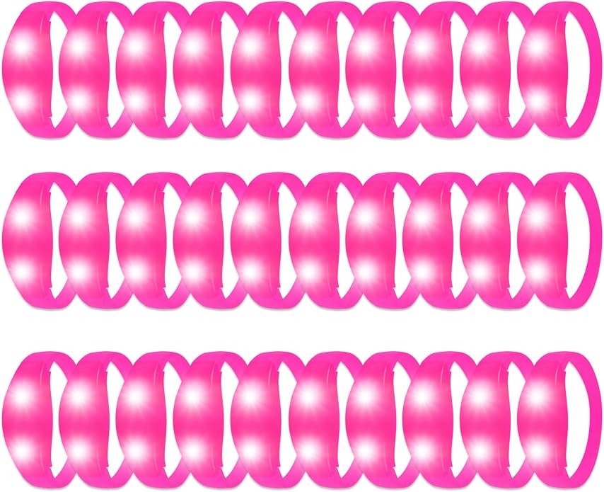 30 Pcs LED Glow Sound Activated Flashing Light Up for New Years Eve Glow in the Dark Party Supplies Christmas Party Favors Birthday Gift Carnival Concerts Night Events