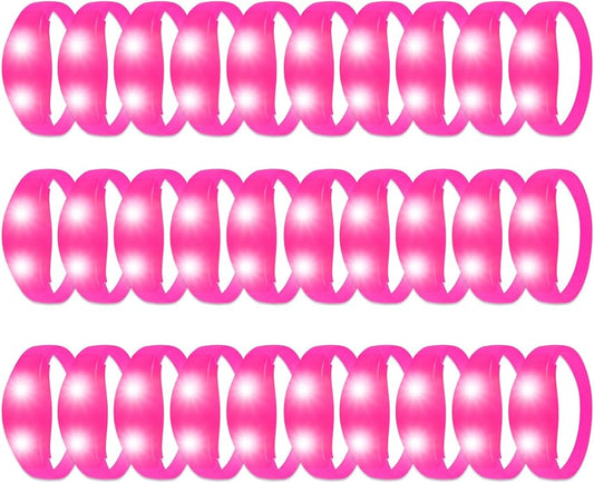 30 Pcs LED Glow Sound Activated Flashing Light Up for New Years Eve Glow in the Dark Party Supplies Christmas Party Favors Birthday Gift Carnival Concerts Night Events