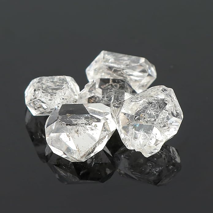 5pcs, Wholesale Raw Natural Gemstones and Crystals, Assorted Rough Stones, Bulk Loose Rock Supplies, DIY Crafts-Jewelry Making, Wire Wrapping, Gem Collection