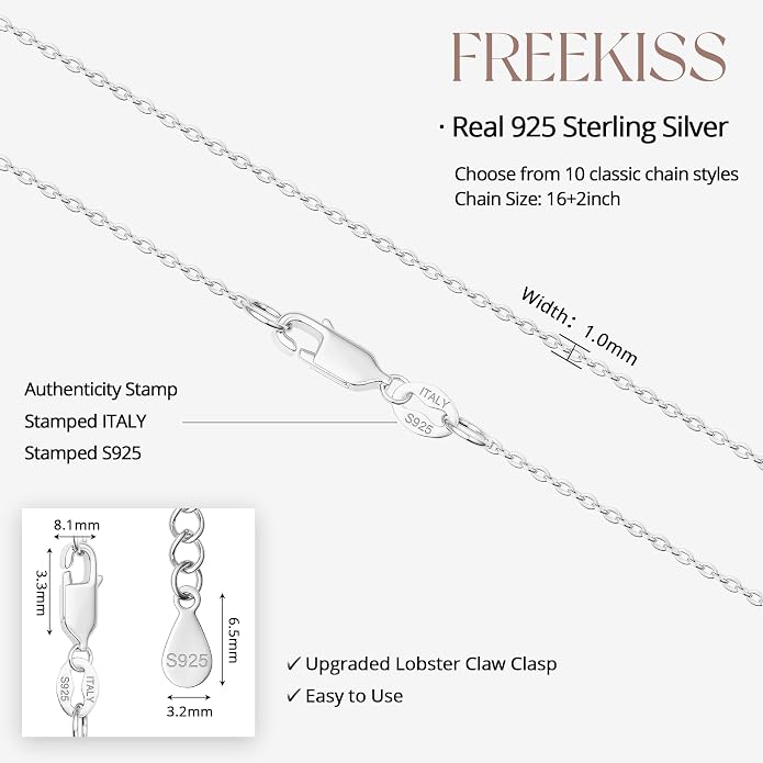 Freekiss Women's Layered Necklace Set - 3 Piece Dainty Gold Jewelry for Everyday Stacking | 14K Gold Plated Snake Chain, Rope Chain, Cuban Chain | Adjustable Length 14-18.5 Inch | Gift Ready