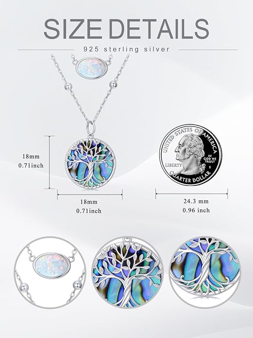Midari Ocean Necklace 925 Sterling Silver Flamingo Mama Bear Dolphin Penguin Sea Turtle Axolotl Desert Cactus Nautical Rudder Tropical Palm Compass Wave Pendant Boho Jewelry Gifts for Women Men