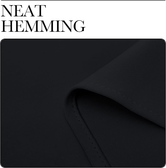 NICETOWN Black Out Curtain Panels for Kitchen - Energy Smart Decoration Thermal Insulating Blackout Drapes/Draperies for Small Window (2 Panels, 34 inches Wide by 40 inches Long)