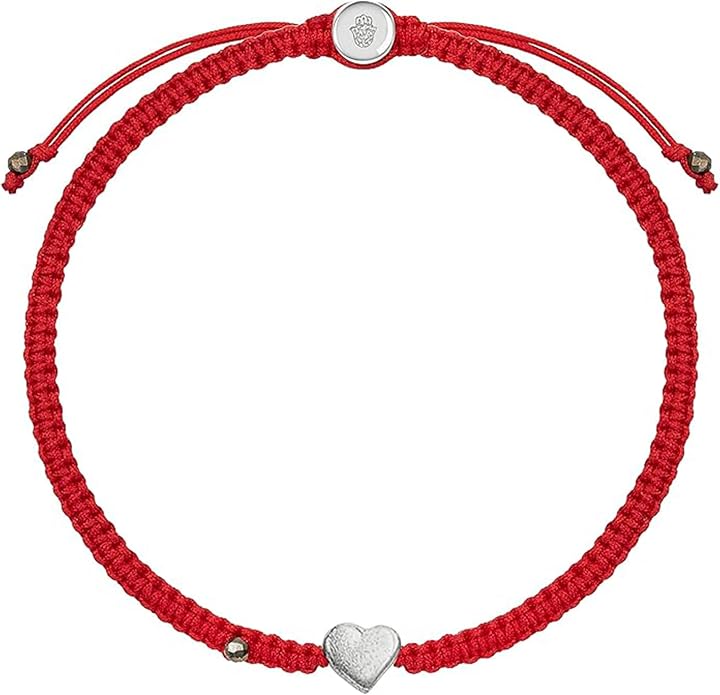 KARMA AND LUCK Adjustable Red String Bracelet, 18K Charm for Women, Handmade in Bali for Luck & Success