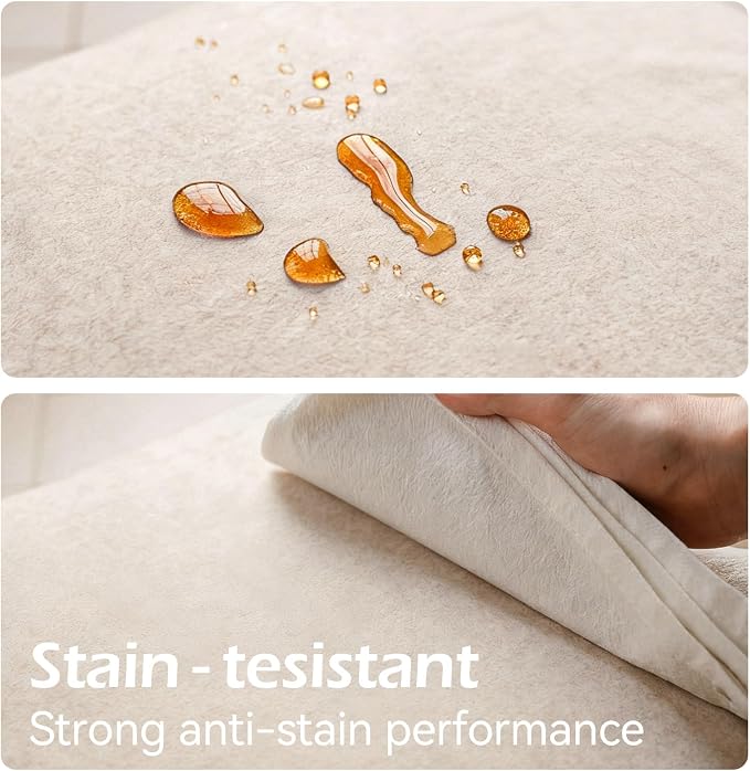 a moment Christmas Waterproof Throw Pillow Covers Set of 4,18x18 Inch Outdoor Stain Resistant Pet Friendly Pillowcases Cushion Covers for Patio Sofa and Living Room,Beige Gray