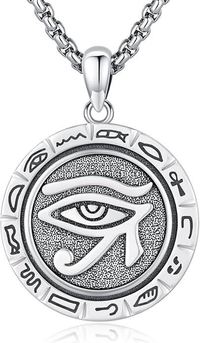 Pentagram Necklace Sterling Silver Triple Moon Goddess/Celtic Knot Witches Knot/Ankh/Sun and Moon/Hecate/Lilith/Santa Muerte/Tetragrammaton Pendant Necklace Pagan Wiccan Magic Egyptian Amulet Jewelry for Women Men