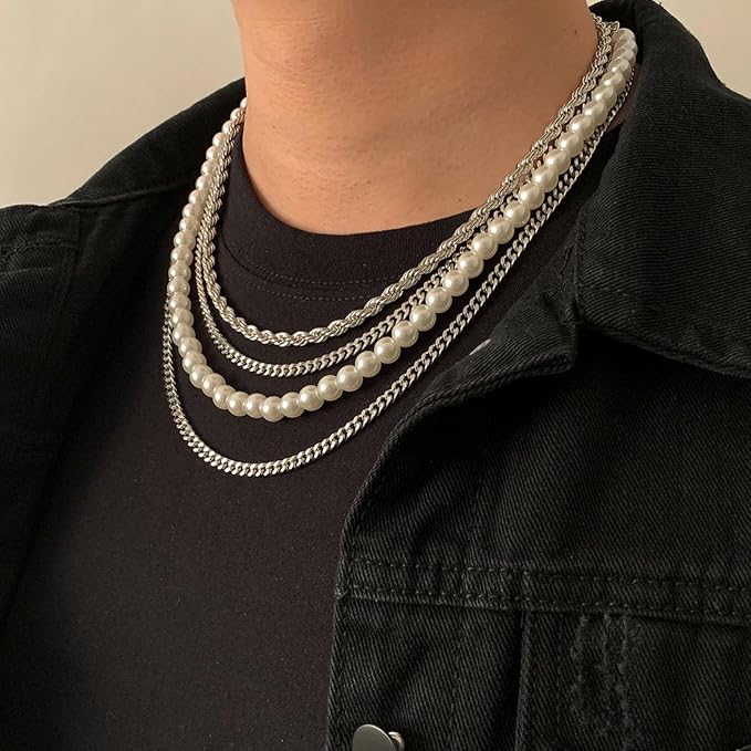 Kyutong Twist Curb Link Chain Bulk Silver Jewelry Making Chain Supplies 16.4 Feet Stainless Steel Chain Roll Making Craft DIY Bracelet Ankle with Lobster Clasps and Jump Rings