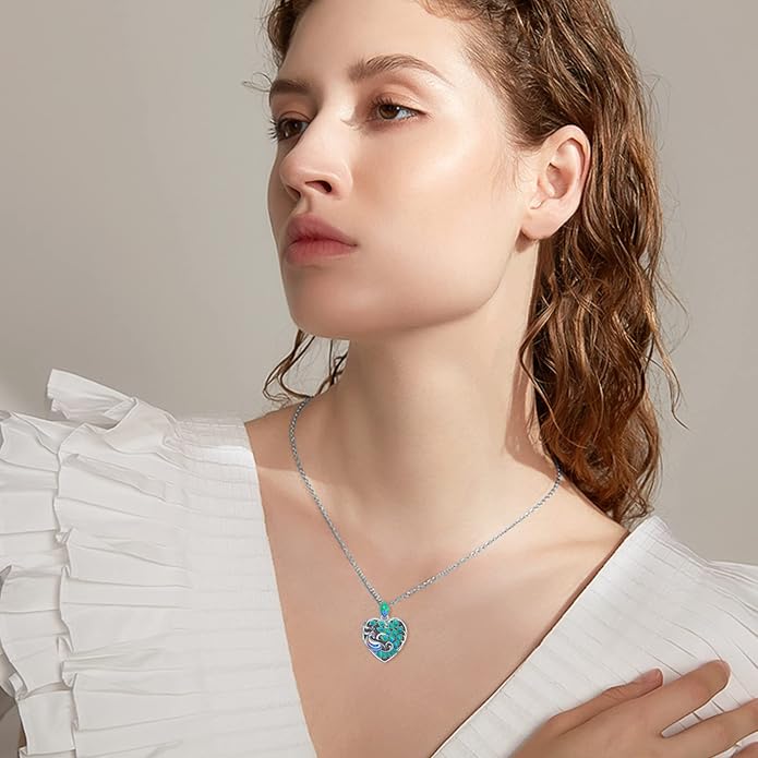 SOULMEET Personalized Silver Locket Necklace That Holds Pictures Photo Keep Someone Near to You, Memorial Custom Lockets Necklaces Letters Engraving for His Her