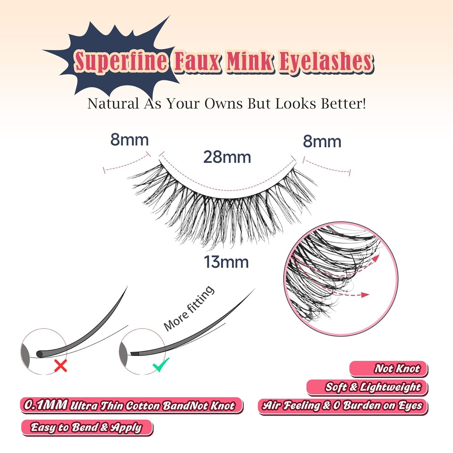 Eyelashes Natural Daily Lashes False Eyelash Lash Strips C Curl Siligli