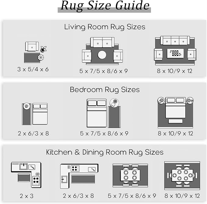 Abstract Grey Kitchen Rugs Non Slip Washable Soft Bedside Rug Runner 2x6 | Light Gray Floor Covering Carpet, for Hallway Bedroom Laundry Room, Modern Boho Minimalist, Low Pile Foldable, Rubber Backing
