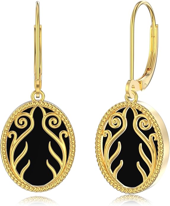 Dorunmo 925 Sterling Silver Western Dangle Earrings for Women Bohemian Earrings Hypoallergenic Christmas Jewelry Gifts for Women