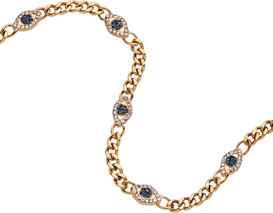 Alex and Ani Evil Eye Bracelets - Sapphire & Crystal Stones, Nickel-Free, Radiant Evil Eye Jewelry for Women