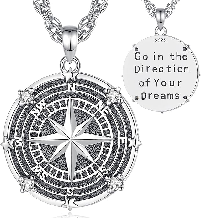 INFUSEU Mythology Pendant Necklaces for Men, Viking Norse Mjolnir Egyptian Anubis Ankh, 22-24 Inch Chain