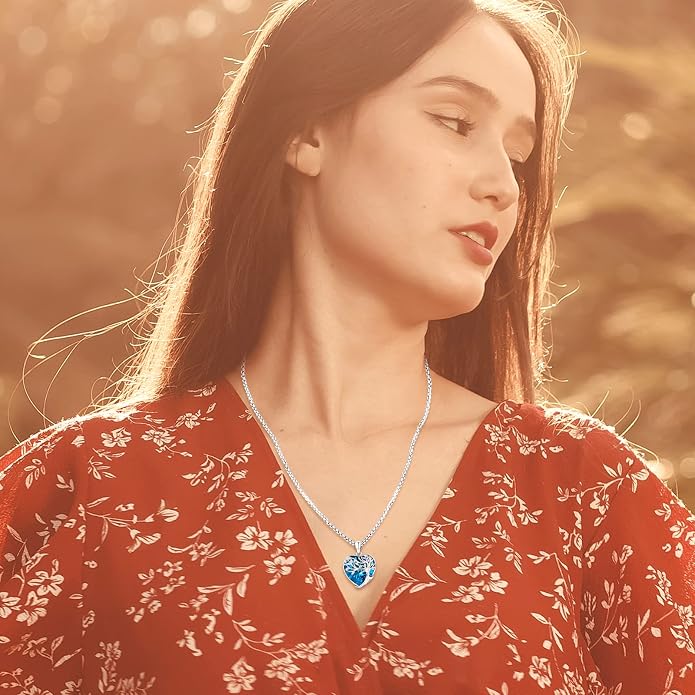 Jewelry Gifts - Tree of Life Necklace Sterling Silver Abalone Shell/Opal/Moonstone/Black Onyx/Turquoise/Malachite/Crystal Family Tree of Life Jewelry for Women Men