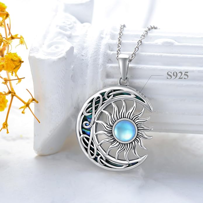 SIMONLY Protection Necklace Sterling Silver Jesus/Virgin Mary/Guadalupe Cross Necklace Mustard Seed Evil Eye Pentagram Amulet Jewelry Christmas Birthday Gifts for Women Men
