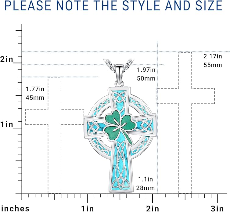 Eusense Viking Jewelry for Men Women Sterling Silver 925 Mjolnir Thors Hammer Pendant Celtic Cross Necklace Wolf Odin Raven Freya Goddess Norse Pagan Compass Vegvisir Yggdrasil Nordic Viking Necklaces Gifts