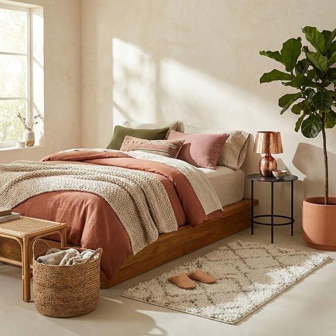 SAFAVIEH Accent Rug 2'3"x4' - Arizona Shag Collection - Scandinavian Design, Ivory & Beige, Plush Thick Pile, Ideal for Bedroom, Nursery, Entryway (ASG743A)