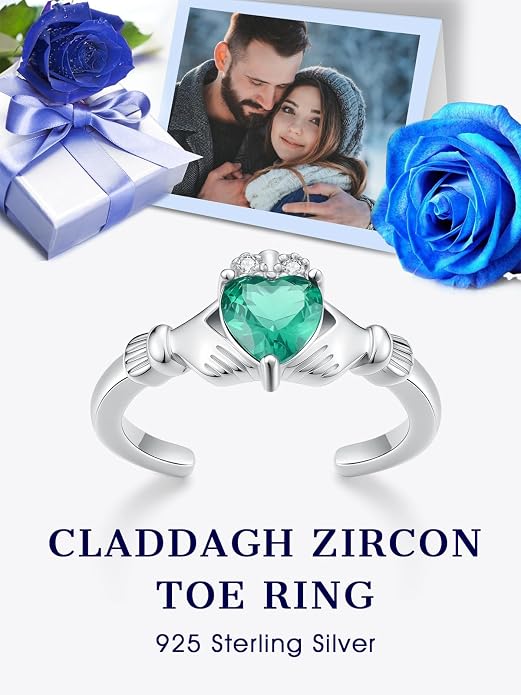 Midari Toe Rings for Women 925 Sterling Silver Hypoallergenic Adjustable Open Band Ring for Women Summer Beach Open Toe Jewelry Foot Jewelry