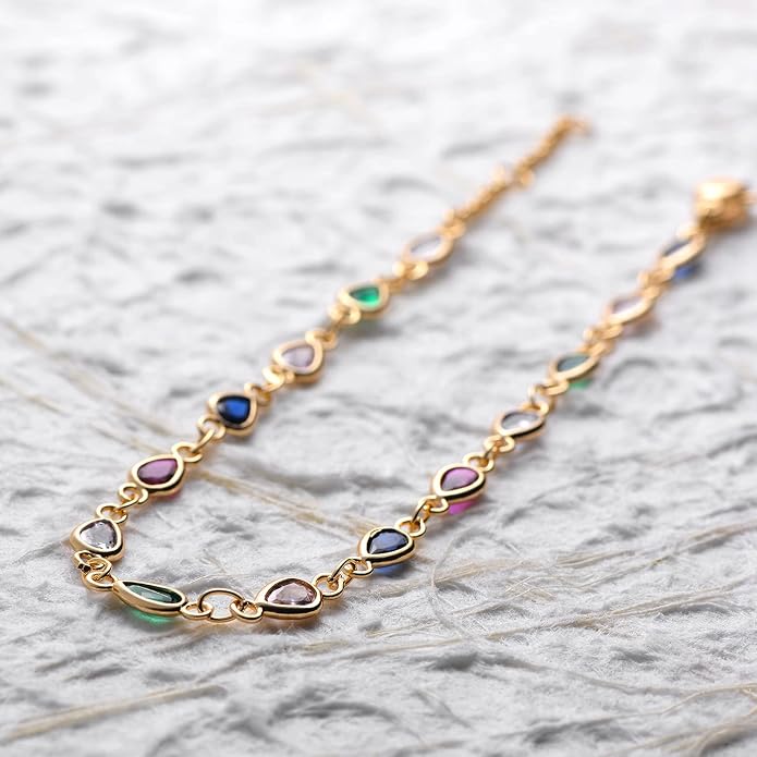 MEVECCO Anklet for Women Gold Chain 14K Gold Plated Dainty Boho Beach Summer Simple Foot Jewelry Ankle Bracelet