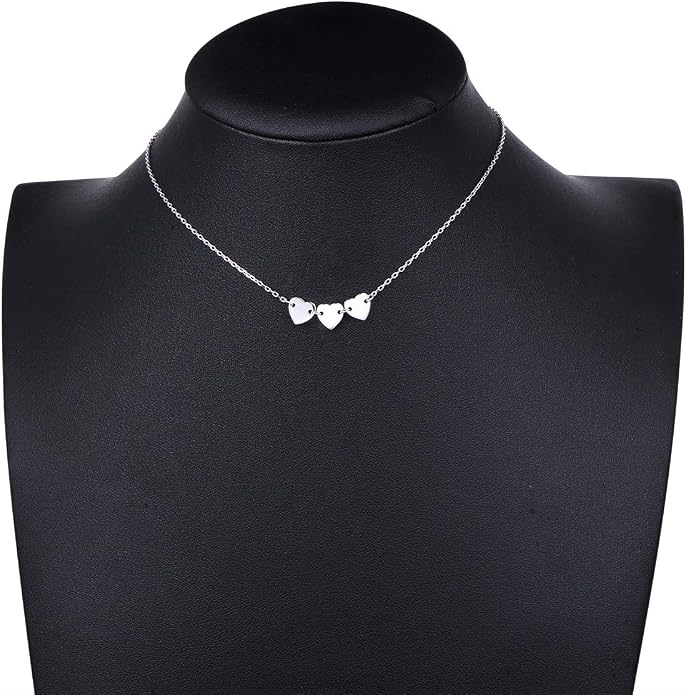 DAOCHONG S925 Sterling Silver Choker Short Necklace Pendant for Women Jewelry Gift